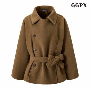 정상가:239,000원 ㅣ 카라넥 벨티드 베이직 긴팔 코트 (GPDJH002D)