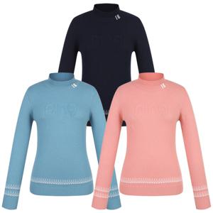 여성 캐시미어 하프넥 긴팔 니트 121C3SR182