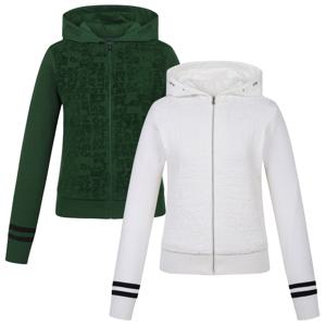 양말제공 여성 구스 후드집업 니트 가디건 121C4SD173