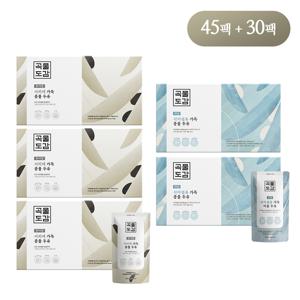 [푸드온다X이지테이블] 곡물도감 서리태 가득 콩물두유 시그니쳐 3박스 + 식이섬유 가득 비움 2박스