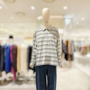 [톰보이] 스트라이프 카라 티셔츠 9176122977