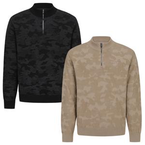 양말사은품 [마스터바니] 남성 자카드 하프 집업 방풍 스웨터 411C4SR108