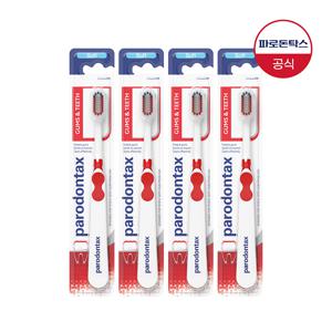 검앤티스 부드러운 미세모 칫솔 1개입 x4개