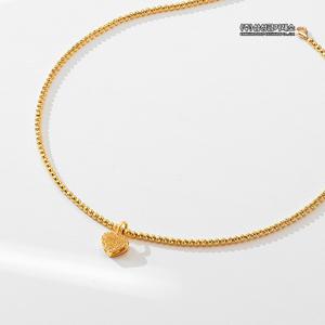 [삼성금거래소]24K 커팅볼 하트 목걸이