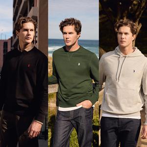 24FW Cotton crewneck hoody/sweatshirts men