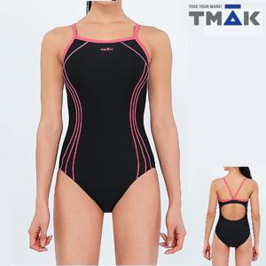 [티막]탄탄이 원피스 여성 실내수영복 QXT0135BK