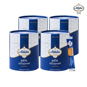 아티키 그릭 허니 타임 천연꿀 스틱 30포 4박스