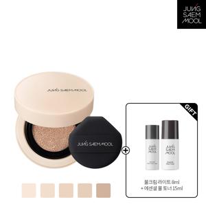 스킨 누더 쿠션 컨실러(본품) + 물크림 라이트 8ml + 에센셜 물 토너 15ml