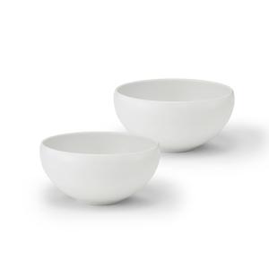 월백 달형 면기 17cm 2P