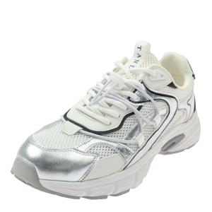 여성 소가죽 스니커즈 굽 4CM G25026_SILVER