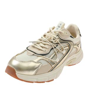 여성 소가죽 스니커즈 굽 4CM G25026_GOLD