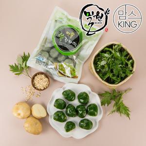 [맘스킹]밀원본가 HACCP 강원도 안흥쑥감자떡 20개내외(600g)