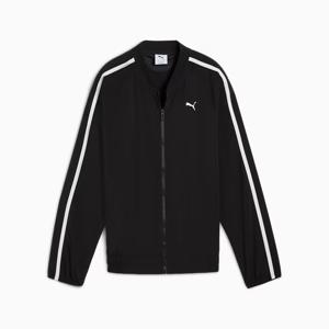 푸마 여성용 플로럴 리본 우븐 풀집 자켓 W FLORAL RIBBON WOVEN FZ 527492-01