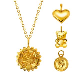 순금 24K 할로우 볼륨 통통 목걸이 모음 4종 택1