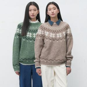 울 스노우 노르딕 풀오버 [4COL] / SBD4U05022