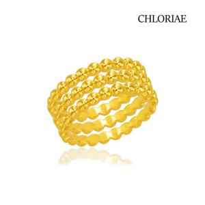 [클로리에]24K 트리플 볼 반지