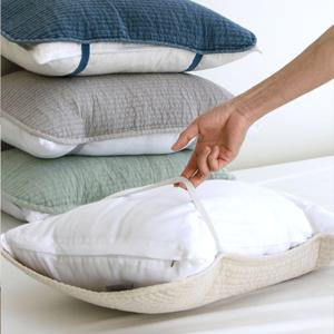 1+1 순면 피그먼트 밴딩 베개커버 50x70