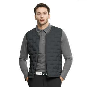 프라우드 남성 프리미엄 웰론 브이넥 경량 패딩 조끼(AB23V006M)