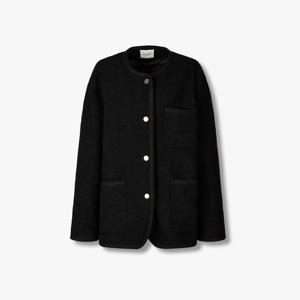 포켓 노카라 트위드 자켓  9165412881