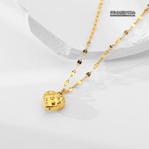 [삼성금거래소]24K 퀼팅하트 팬던트 목걸이