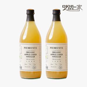 피에몬테 이탈리아 유기농 애사비 1L 2병 애사비 애플사이다비니거 비네거 사과식초