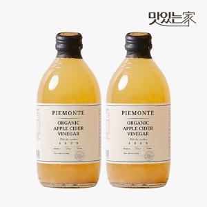 피에몬테 이탈리아 유기농 애사비 500ml 2병 애사비 애플사이다비니거 비네거 사과식초