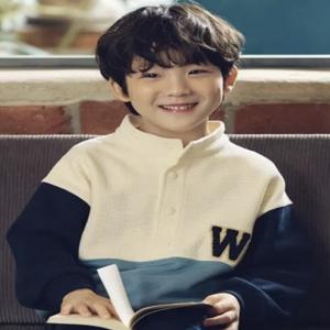 MKE4TR1102 남아 테마윈터캠프 와플매치 플리스 스웨트셔츠