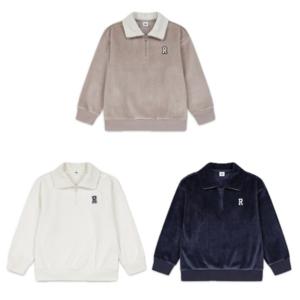 MKE4TR1202 남아 테마클래식캠퍼스 코듀로이 카라하프집업 스웨트셔츠