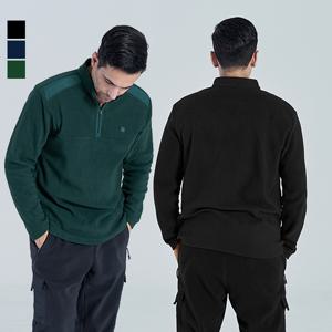 [FW/BEST] 양면 플리스 반집업 긴팔 티셔츠 MVT3415