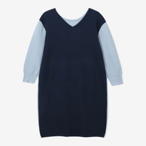 2WAY 컬러 블록 롱 드레스 ACWSD1100_