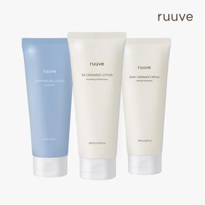 [보습 set] 러베 고보습 크림 150ml + 세라마이드 로션 200ml + 수딩 젤 로션 150ml