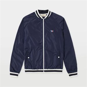 트리컬러 폭스 패치 남녀공용 봄버 자켓 AU02201WQ1000 NA