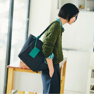 빈폴ACC Less Bag_1 라지 나일론 투웨이 백 - 블랙 BE58D3M815