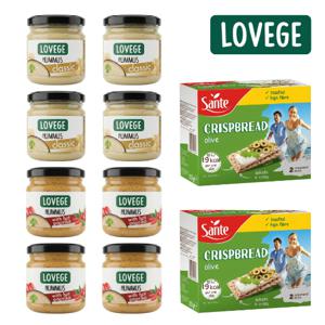 [동가게Pick] 산테 러베지 후무스 8팩 + 크리스프 브래드 2팩