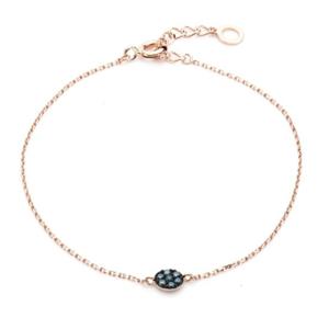 [도로시] 14k 플렛 블루원 다이아몬드 팔찌