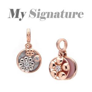 [도로시] 14k 마이시그니처 스윙 스프링꽃 참(2type)_B타입