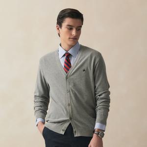 코튼 피케 가디건 (그레이) (BBWCMB101AWFS)