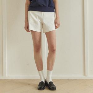 [아워호프] Hope Classic Cotton Shorts - White [H24SS-PT02-WHI]