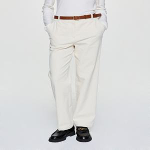 헤지스 여성 [[25FW]] HSPA5D902IV [시즌오프][아이코닉] 스트레이트 코듀로이 팬츠 아이보리