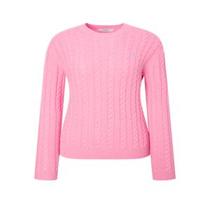 헤지스 여성 [[25FW]] HSSW5DC85P2 [시즌오프]캐시미어 블렌디드 케이블 풀오버 핑크