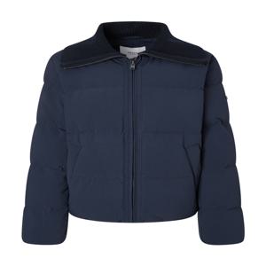 헤지스 여성 [[25FW]] HSJU5D006N2 [시즌오프]하이넥니트 구스 다운 푸퍼 네이비