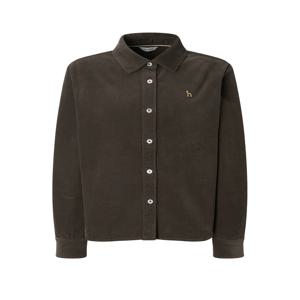 헤지스 여성 [[25FW]] HSSH5D915W2 [시즌오프]코듀로이 크롭루즈핏 셔츠 브라운