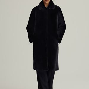 [브리치]  / 스페인 콜데로 밍크 롱 무스탕 코트