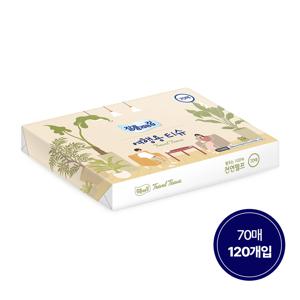 여행용 미용티슈 70매 x 120입