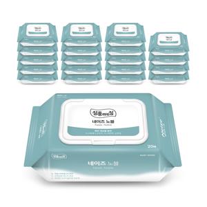 미래생활 네이즈 노블 유아물티슈 휴대캡형 20매 x 20팩