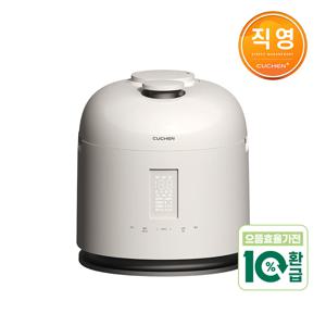 [304스텐내솥] 123 6인용 풀스테인리스 듀얼프레셔  IH압력밥솥 CRT-XPD0680SEGW 화이트