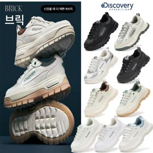 디스커버리 남성여성 공용 데일리 컵솔 스니커즈 브릭 DXSH3111N,DXSH3115N