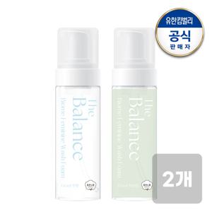 더밸런스 여성청결제 폼 무향/허브향 150ml x2개