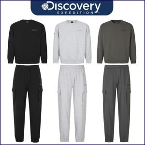 디스커버리 25년신상 공용 트레이닝 맨투맨조거팬츠세트 DXTR29054,DXTP27054