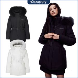 디스커버리 25FW 여성 밀포드 베르텍스 구스 미드패딩 DWDJ9K056